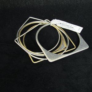 LUCKY BRAND GEO BANGLE BRACELET SET